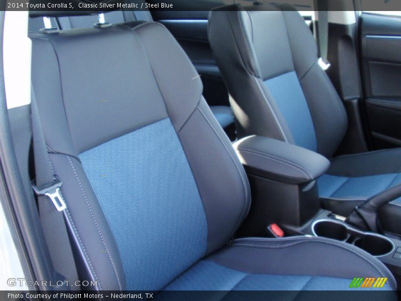 Classic Silver Metallic / Steel Blue 2014 Toyota Corolla S