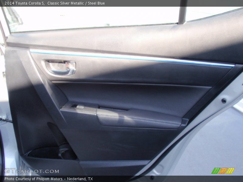 Classic Silver Metallic / Steel Blue 2014 Toyota Corolla S