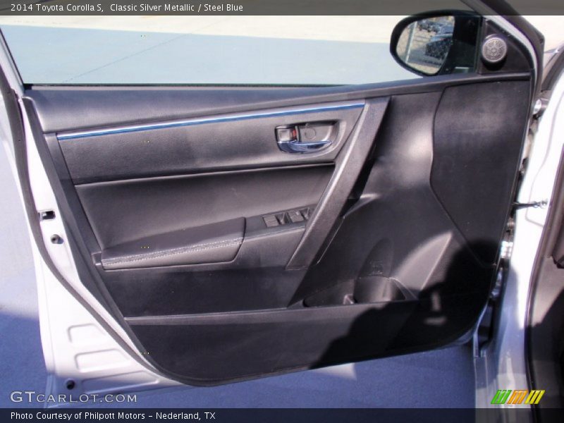 Classic Silver Metallic / Steel Blue 2014 Toyota Corolla S