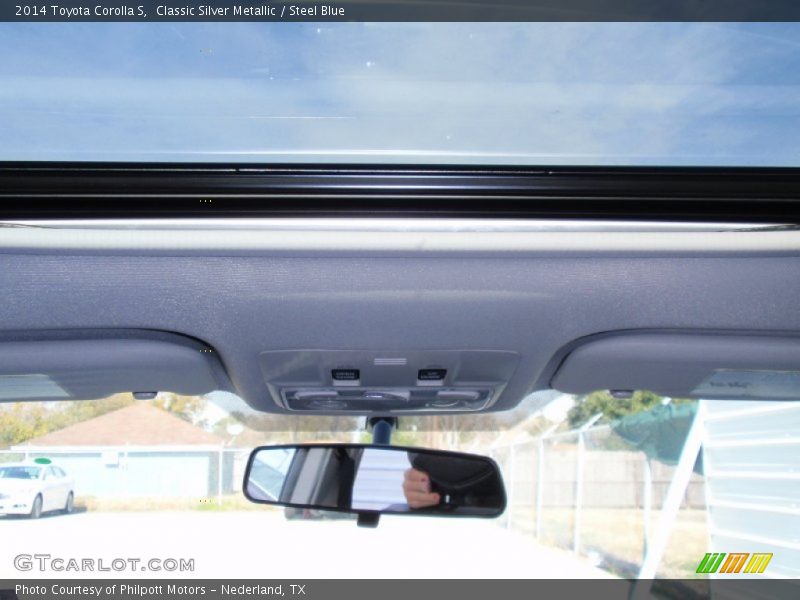 Classic Silver Metallic / Steel Blue 2014 Toyota Corolla S