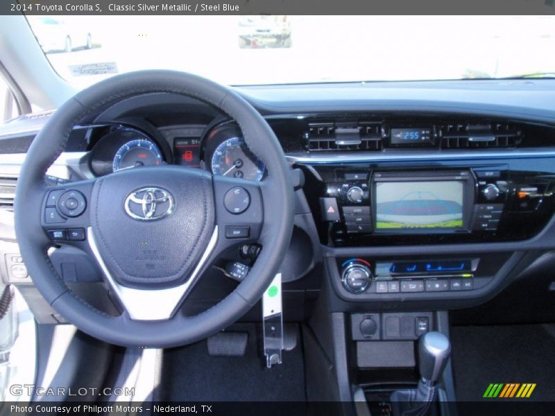 Dashboard of 2014 Corolla S
