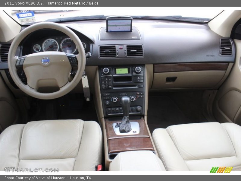 Flamenco Red Metallic / Beige 2011 Volvo XC90 3.2