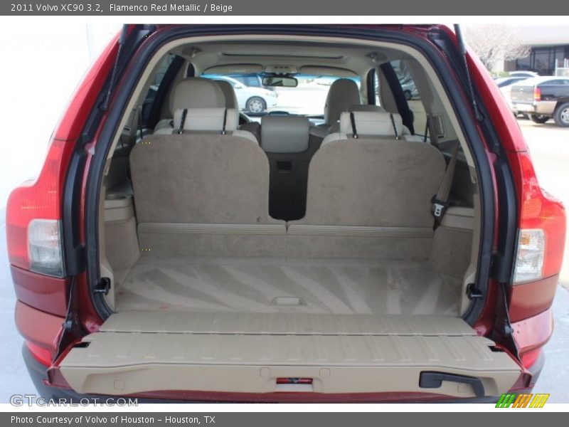 Flamenco Red Metallic / Beige 2011 Volvo XC90 3.2