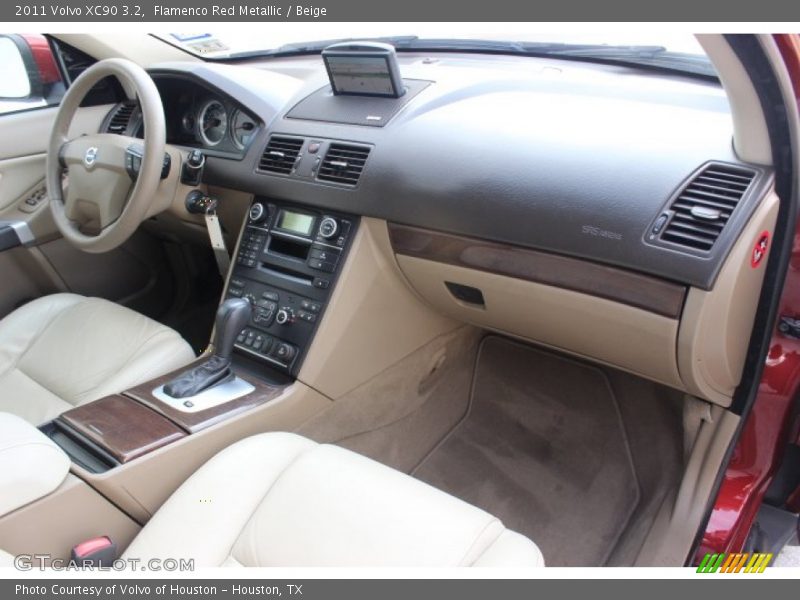 Flamenco Red Metallic / Beige 2011 Volvo XC90 3.2