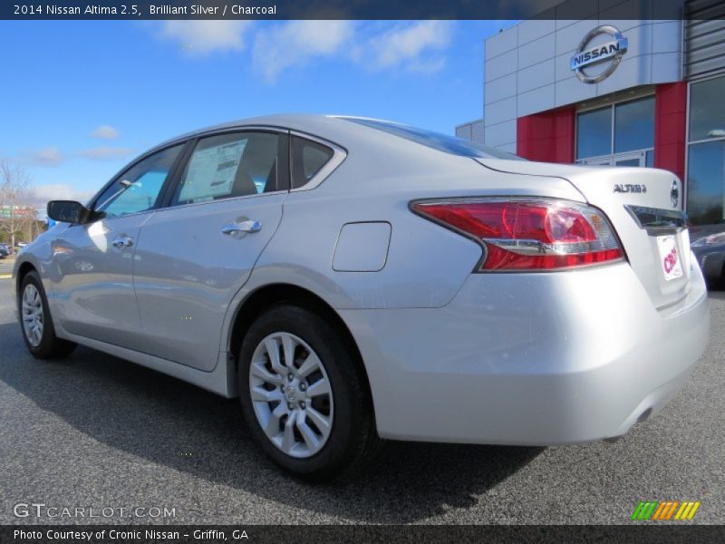 Brilliant Silver / Charcoal 2014 Nissan Altima 2.5
