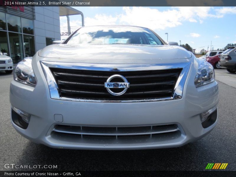Brilliant Silver / Charcoal 2014 Nissan Altima 2.5