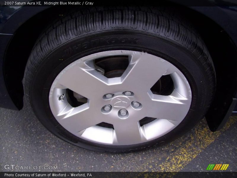 Midnight Blue Metallic / Gray 2007 Saturn Aura XE