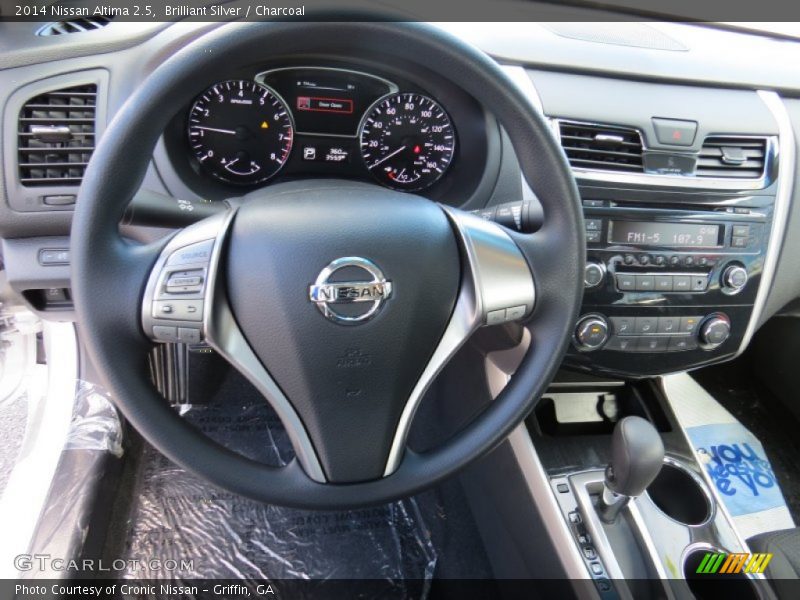Brilliant Silver / Charcoal 2014 Nissan Altima 2.5