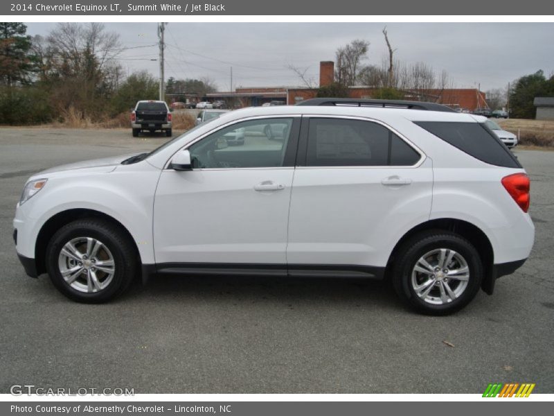 Summit White / Jet Black 2014 Chevrolet Equinox LT