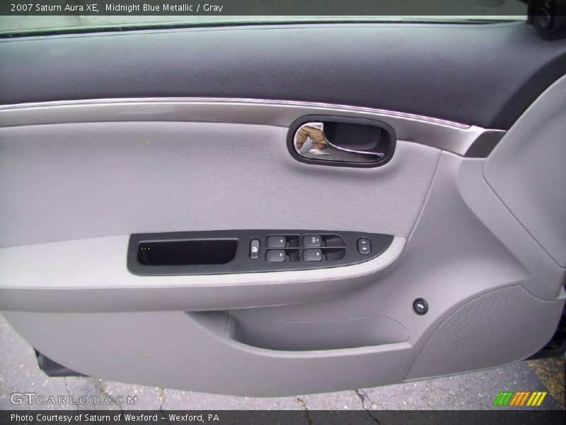 Midnight Blue Metallic / Gray 2007 Saturn Aura XE