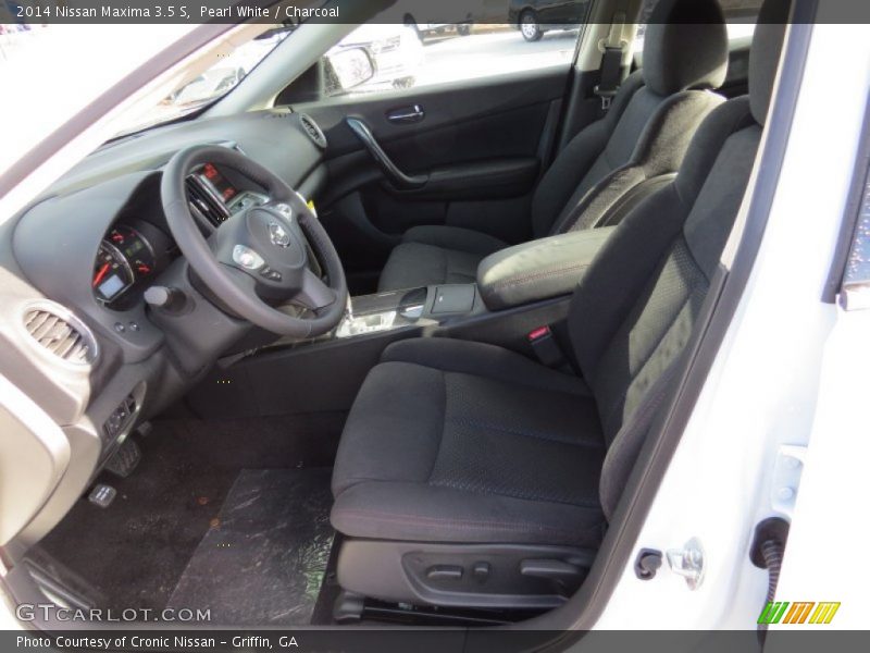 Pearl White / Charcoal 2014 Nissan Maxima 3.5 S
