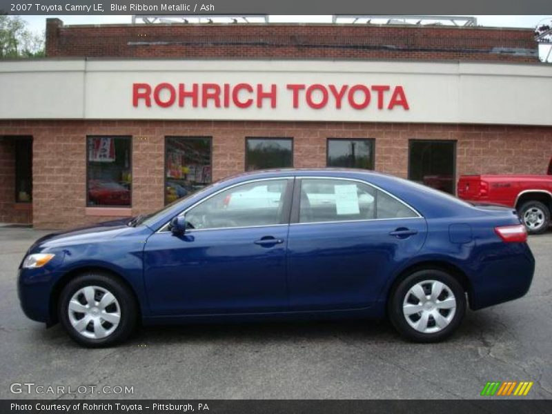 Blue Ribbon Metallic / Ash 2007 Toyota Camry LE