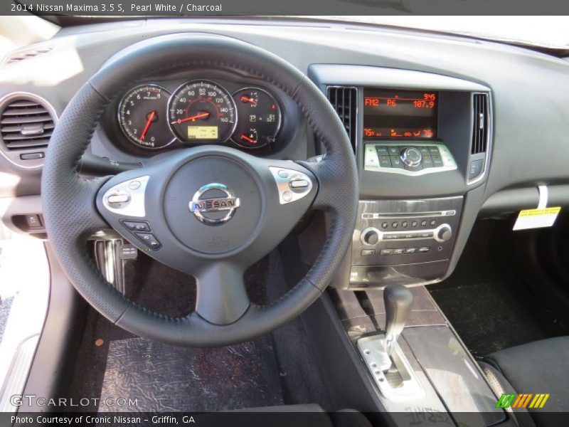 Pearl White / Charcoal 2014 Nissan Maxima 3.5 S