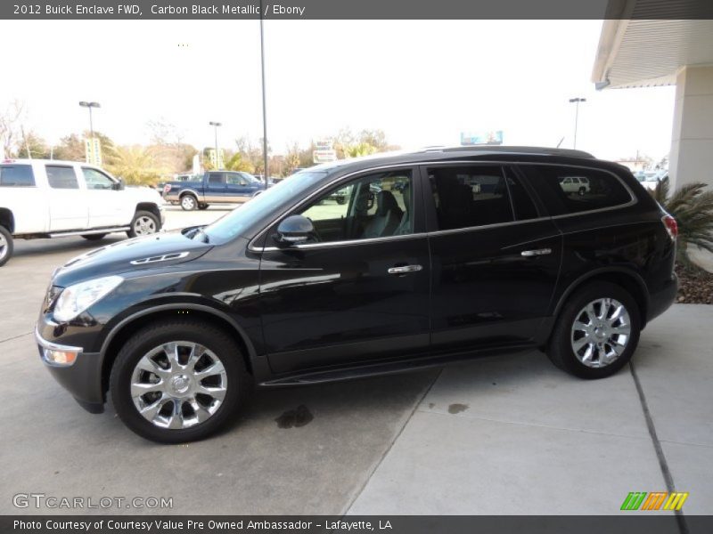 Carbon Black Metallic / Ebony 2012 Buick Enclave FWD