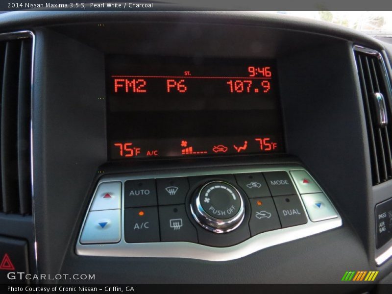Pearl White / Charcoal 2014 Nissan Maxima 3.5 S