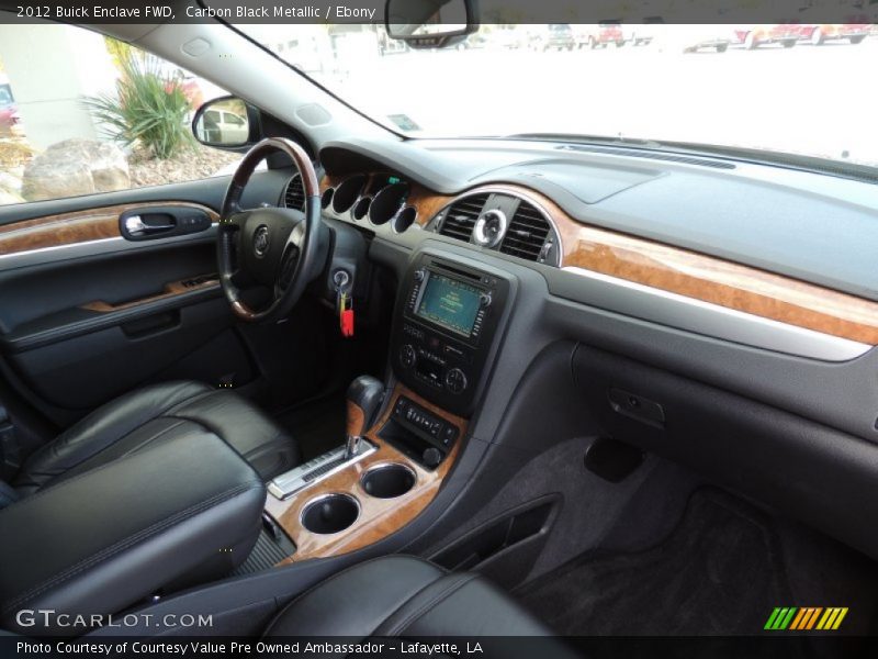 Carbon Black Metallic / Ebony 2012 Buick Enclave FWD