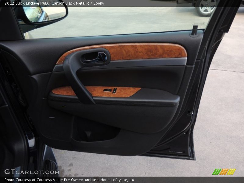 Carbon Black Metallic / Ebony 2012 Buick Enclave FWD