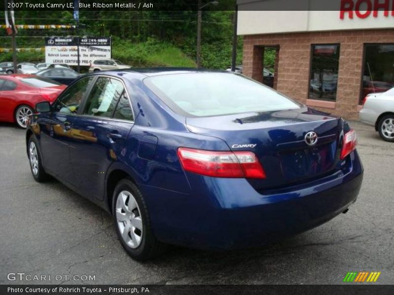 Blue Ribbon Metallic / Ash 2007 Toyota Camry LE