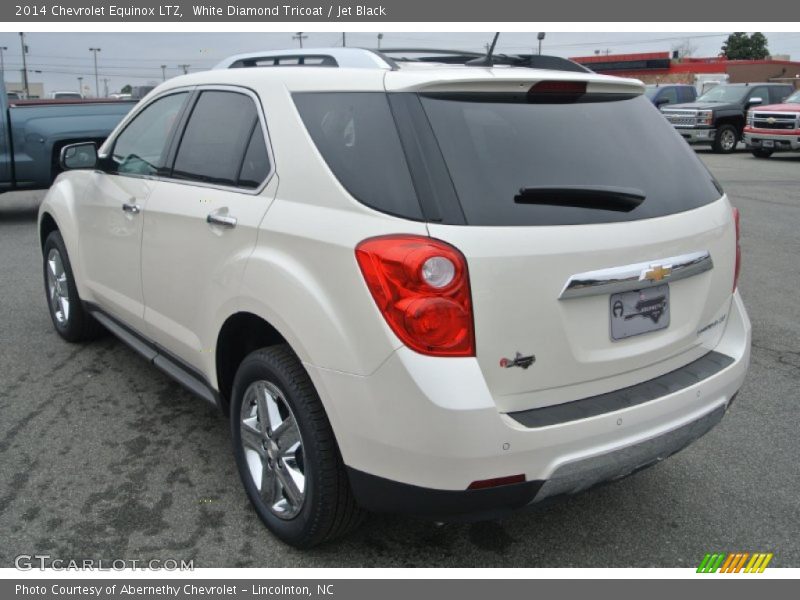 White Diamond Tricoat / Jet Black 2014 Chevrolet Equinox LTZ