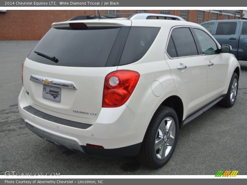 White Diamond Tricoat / Jet Black 2014 Chevrolet Equinox LTZ