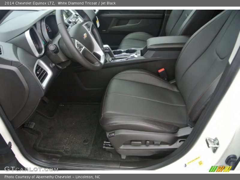White Diamond Tricoat / Jet Black 2014 Chevrolet Equinox LTZ