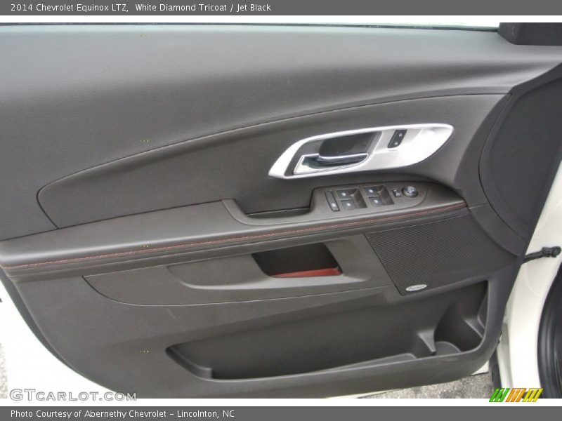 White Diamond Tricoat / Jet Black 2014 Chevrolet Equinox LTZ