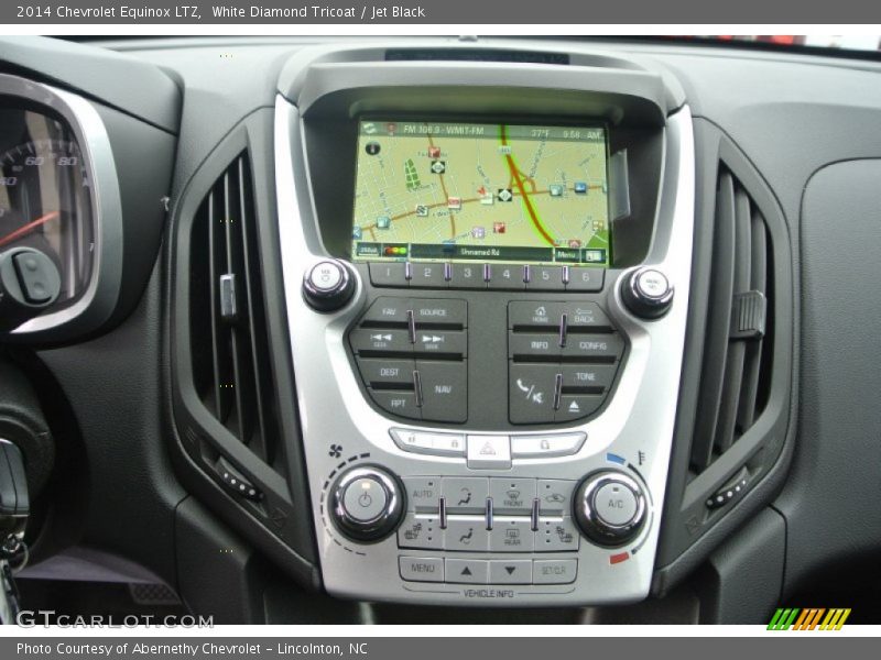 White Diamond Tricoat / Jet Black 2014 Chevrolet Equinox LTZ
