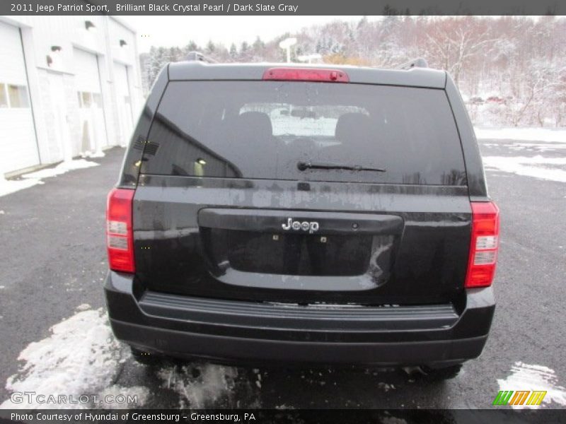Brilliant Black Crystal Pearl / Dark Slate Gray 2011 Jeep Patriot Sport
