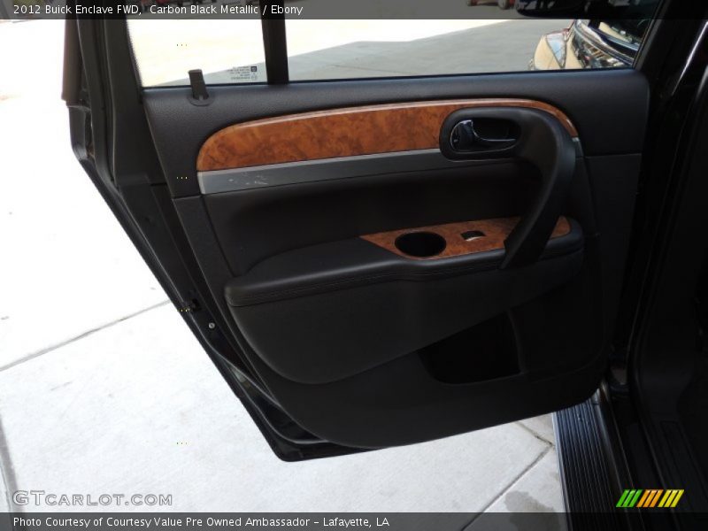 Carbon Black Metallic / Ebony 2012 Buick Enclave FWD