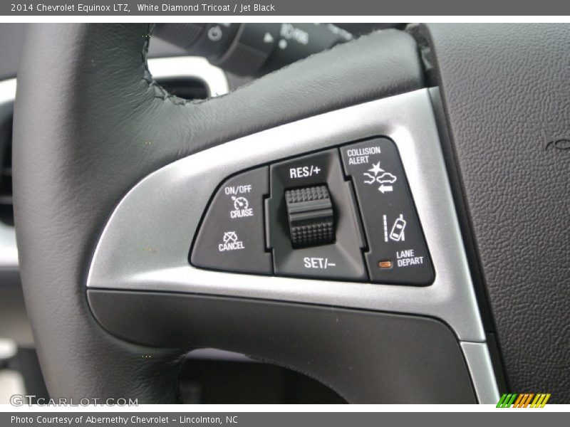 White Diamond Tricoat / Jet Black 2014 Chevrolet Equinox LTZ
