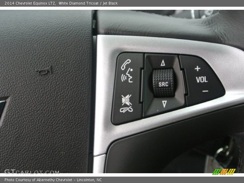 White Diamond Tricoat / Jet Black 2014 Chevrolet Equinox LTZ