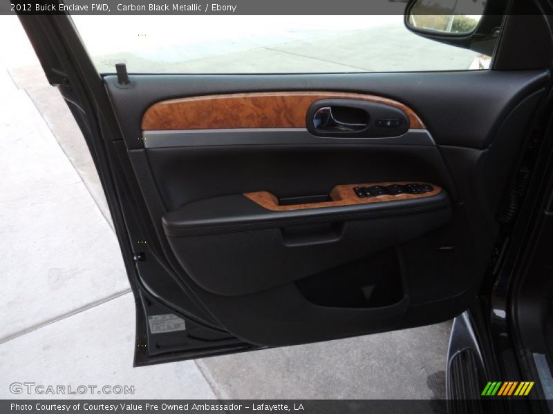 Carbon Black Metallic / Ebony 2012 Buick Enclave FWD