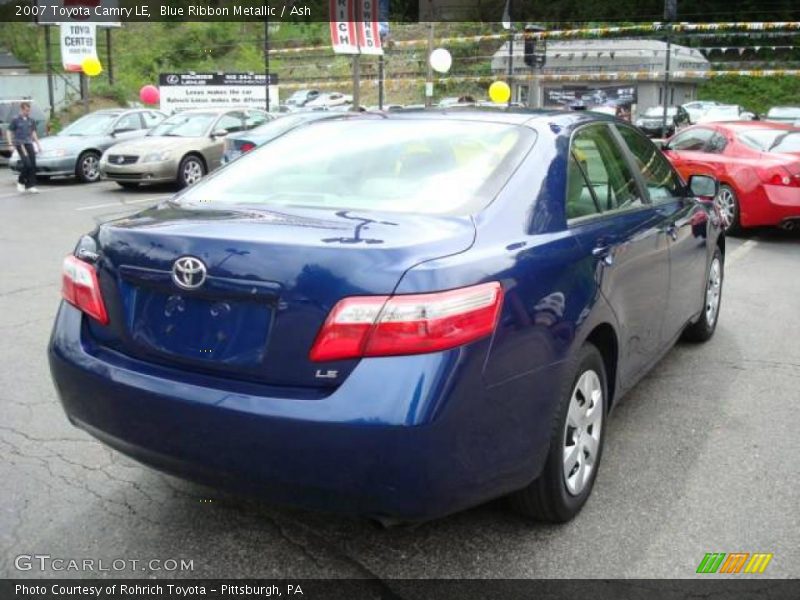 Blue Ribbon Metallic / Ash 2007 Toyota Camry LE