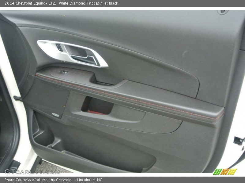 White Diamond Tricoat / Jet Black 2014 Chevrolet Equinox LTZ