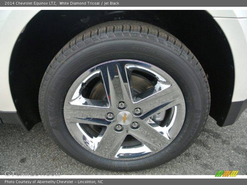 White Diamond Tricoat / Jet Black 2014 Chevrolet Equinox LTZ