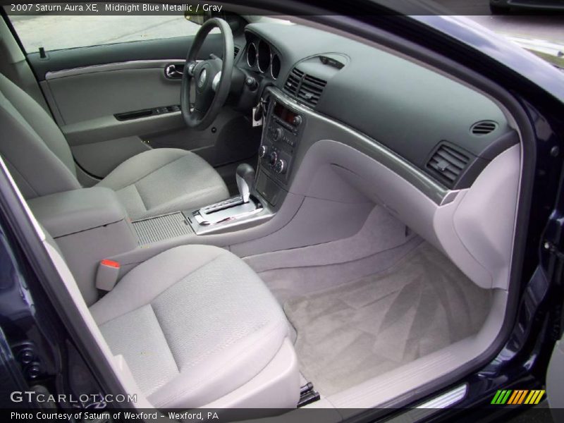 Midnight Blue Metallic / Gray 2007 Saturn Aura XE