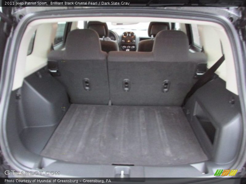 Brilliant Black Crystal Pearl / Dark Slate Gray 2011 Jeep Patriot Sport