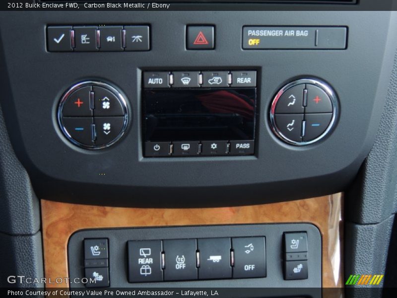 Carbon Black Metallic / Ebony 2012 Buick Enclave FWD