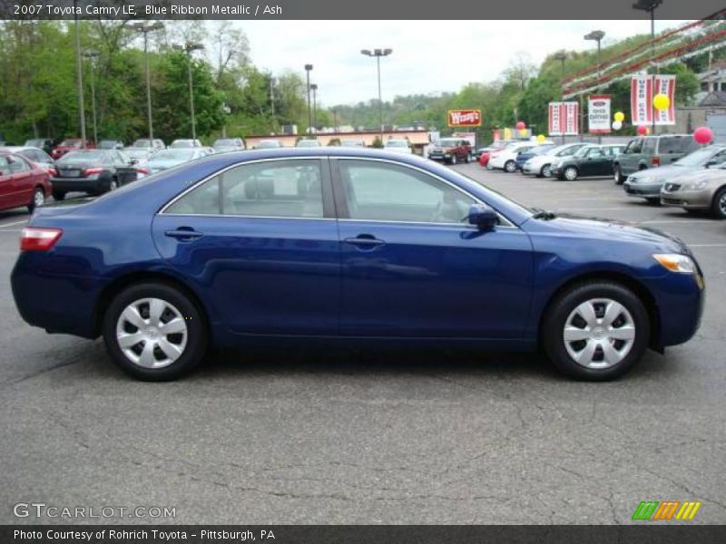 Blue Ribbon Metallic / Ash 2007 Toyota Camry LE