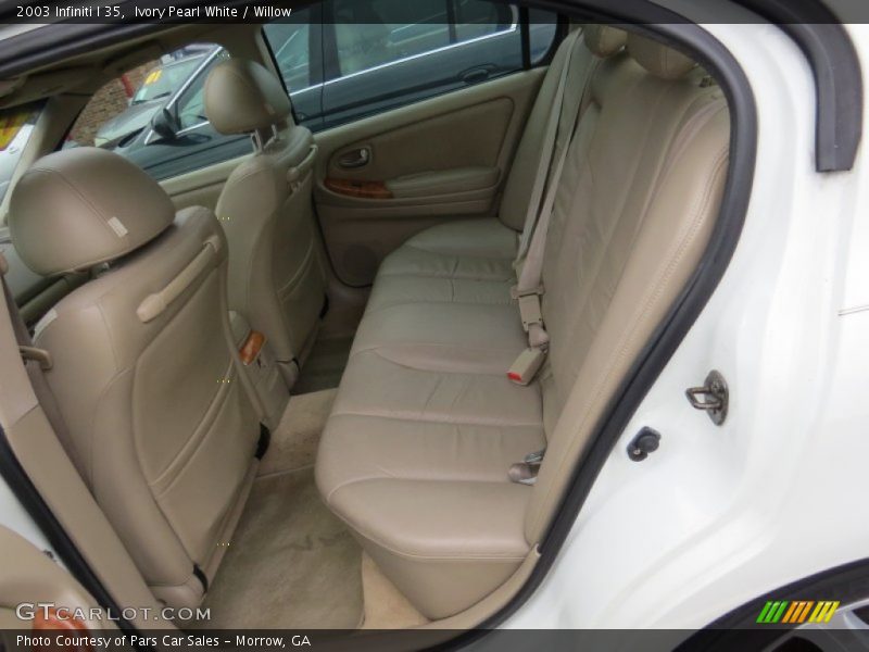 Rear Seat of 2003 I 35