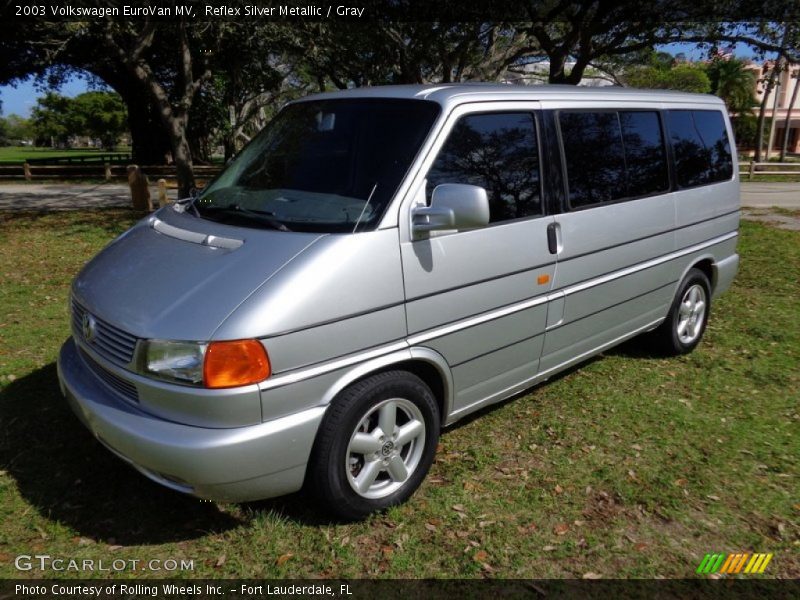 Reflex Silver Metallic / Gray 2003 Volkswagen EuroVan MV