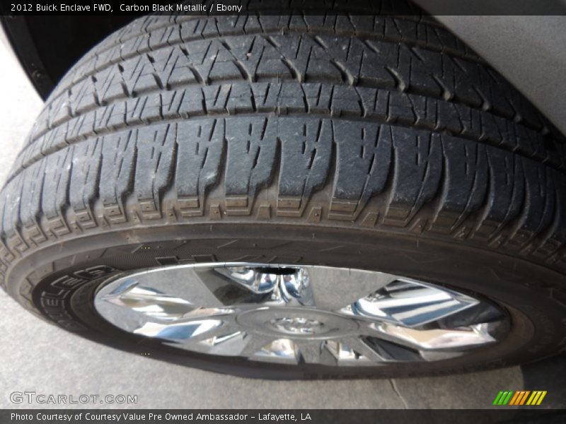 Carbon Black Metallic / Ebony 2012 Buick Enclave FWD