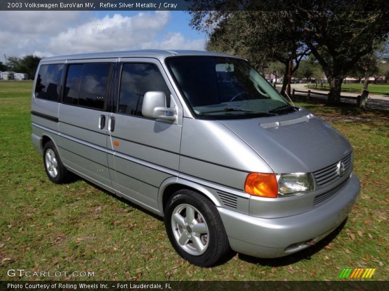 Reflex Silver Metallic / Gray 2003 Volkswagen EuroVan MV