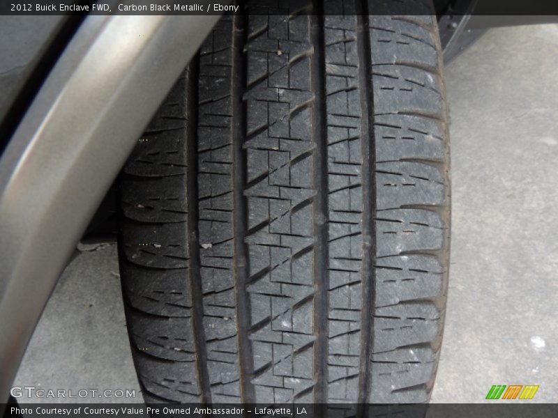 Carbon Black Metallic / Ebony 2012 Buick Enclave FWD