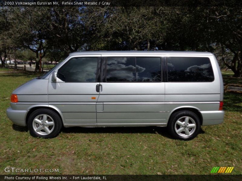 Reflex Silver Metallic / Gray 2003 Volkswagen EuroVan MV