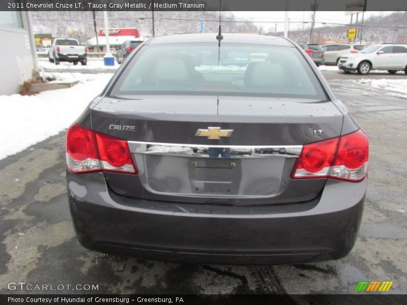 Taupe Gray Metallic / Medium Titanium 2011 Chevrolet Cruze LT