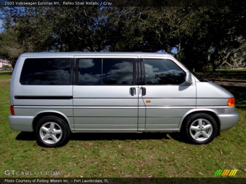 Reflex Silver Metallic / Gray 2003 Volkswagen EuroVan MV