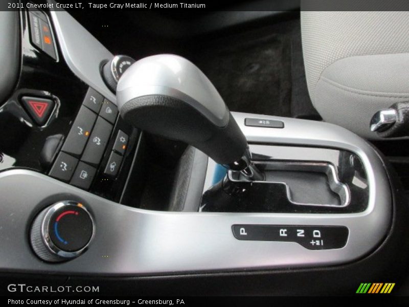 Taupe Gray Metallic / Medium Titanium 2011 Chevrolet Cruze LT