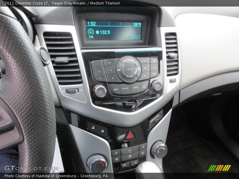 Taupe Gray Metallic / Medium Titanium 2011 Chevrolet Cruze LT