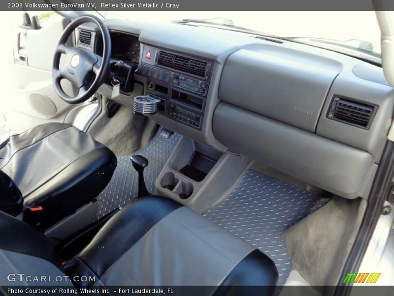 Reflex Silver Metallic / Gray 2003 Volkswagen EuroVan MV